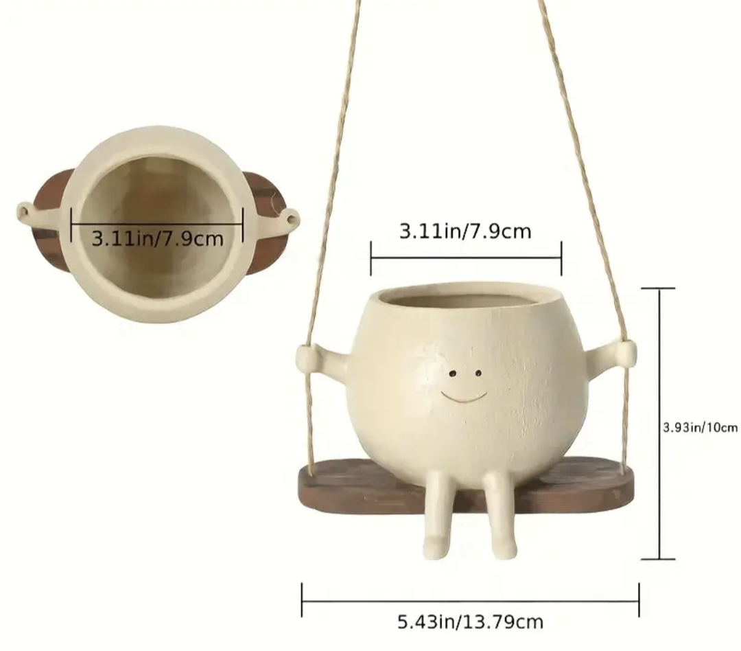 Swinging Face Pot